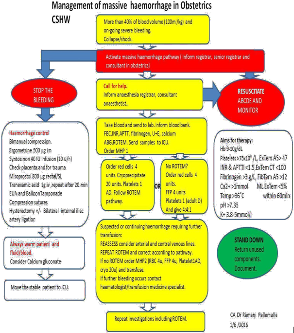 Figure from Management of Primary Postpartum Haemorrhage